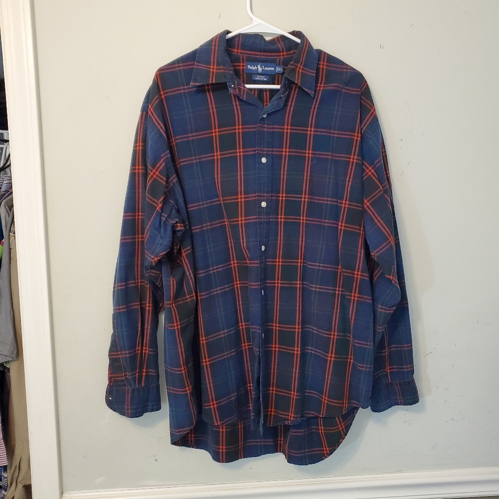 Mens Ralph Lauren Polo Blake Button Down Long Sleeve Shirt Sz XL